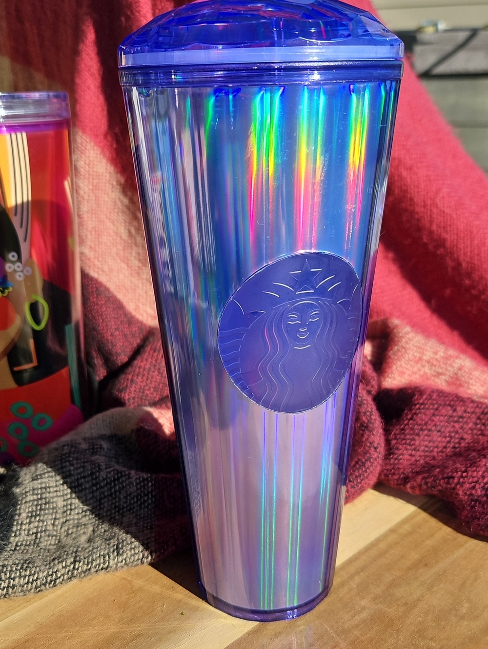 Starbucks Wisteria Purple Iridescent Dome Cup Fall 2022 Tumbler Venti * No Straw